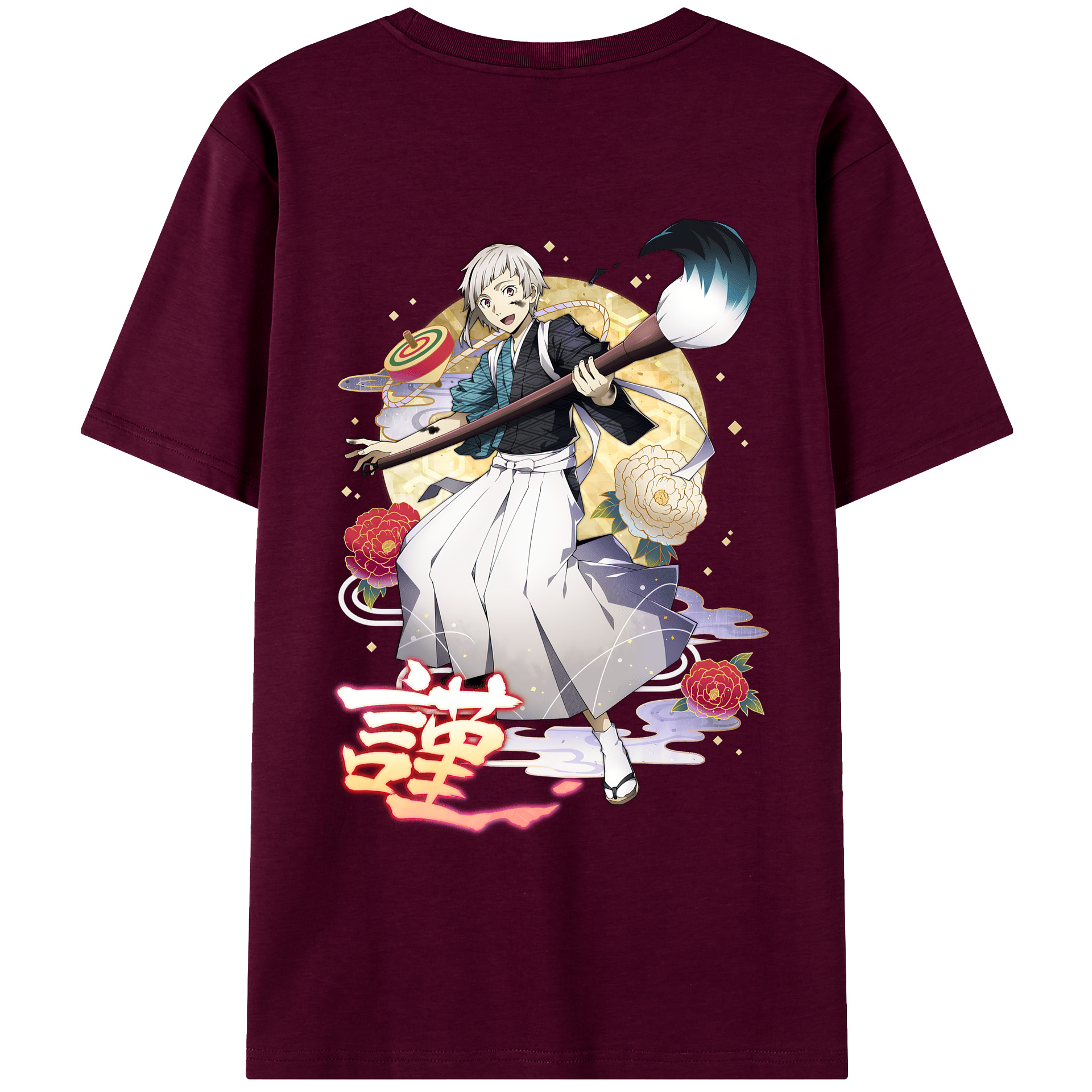 （画像用） 文豪ストレイドッグス Bungo Stray Dogs レディース半袖Tシャツ(バックプリント)
